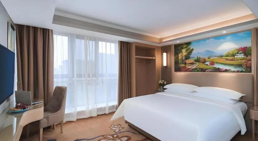 Bed in Vienna Hotel Shandong Liaocheng High-Tech Zong Yueji Park
