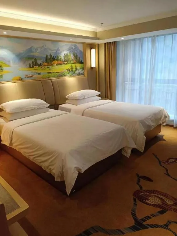 Bed in Vienna Hotel Shandong Liaocheng High-Tech Zong Yueji Park