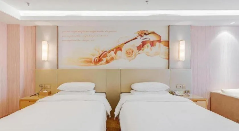Bed in Vienna Hotel Shandong Qufu Sankong Landscape
