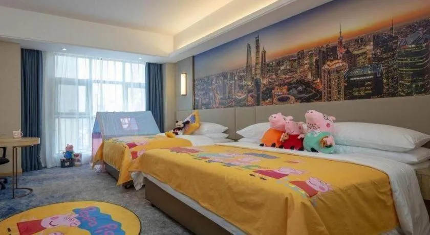 Bed in Vienna Hotel Shaanxi Hanzhong Central Square High-Speed Railway Station