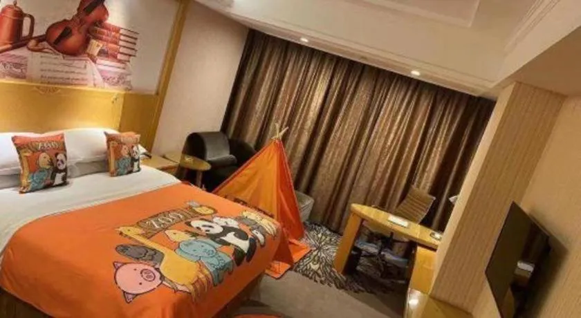 Bed in Vienna Hotel Guangzhou North Station Huaguoshan Metro Station