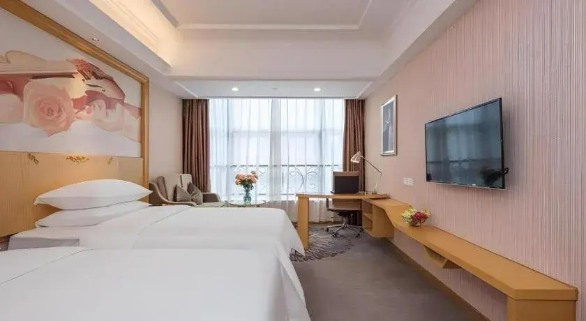 Bed in Vienna Hotel Guangzhou North Station Huaguoshan Metro Station Bed in Vienna Hotel Guangzhou North Station Huaguoshan Metro Station