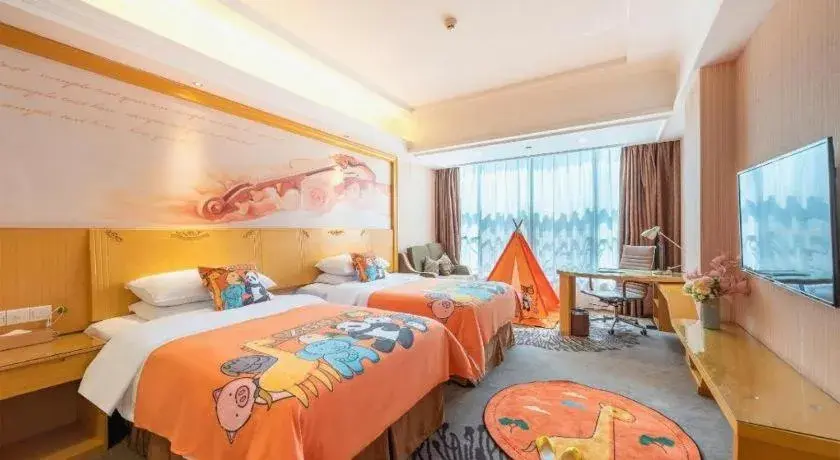 Bed in Vienna Hotel Guangzhou North Station Huaguoshan Metro Station Bed in Vienna Hotel Guangzhou North Station Huaguoshan Metro Station