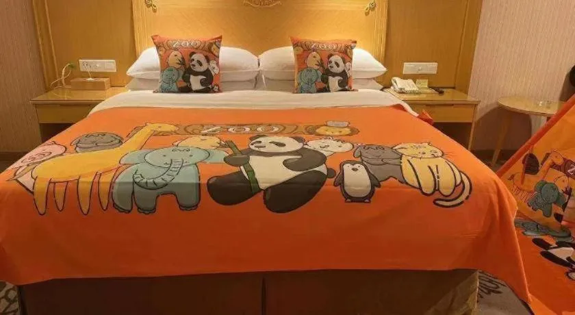 Bed in Vienna Hotel Guangzhou North Station Huaguoshan Metro Station