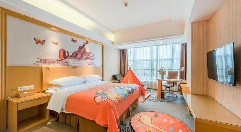 Bed in Vienna Hotel Guangzhou North Station Huaguoshan Metro Station