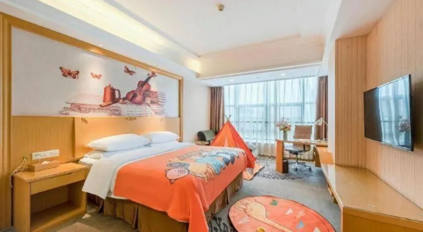 Bed in Vienna Hotel Guangzhou North Station Huaguoshan Metro Station