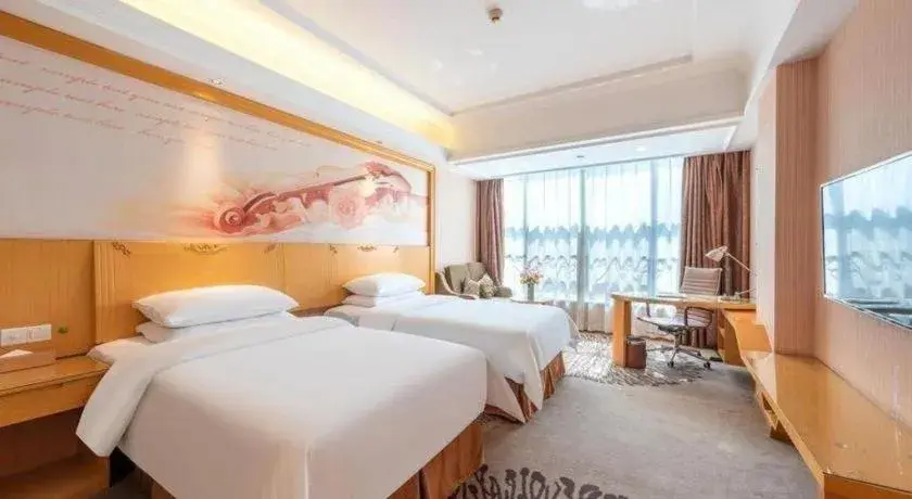 Bed in Vienna Hotel Guangzhou North Station Huaguoshan Metro Station Bed in Vienna Hotel Guangzhou North Station Huaguoshan Metro Station