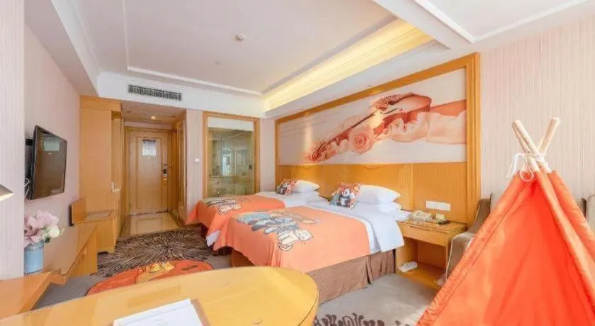 Bed in Vienna Hotel Guangzhou North Station Huaguoshan Metro Station