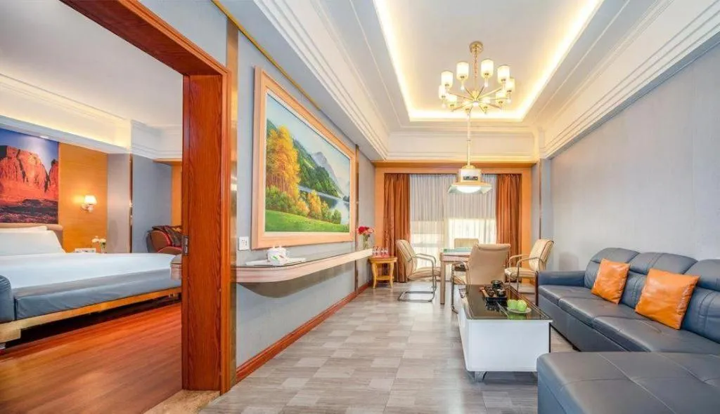 Bed in Vienna Hotel Guangdong Dongguan Zhongtang Qunying Road