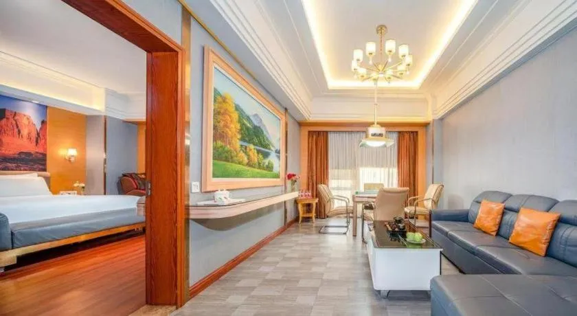 Bed in Vienna Hotel Guangdong Dongguan Zhongtang Qunying Road