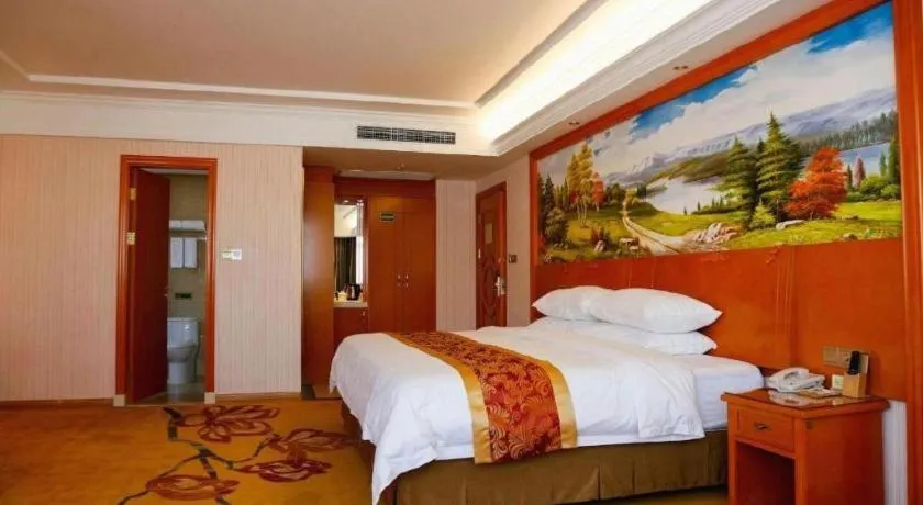 Bed in Vienna Hotel Hebei Tangshan Nanhu Park