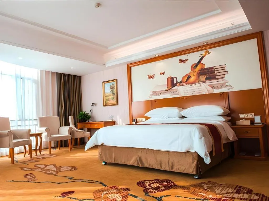 Bed in Vienna Hotel Hebei Tangshan Nanhu Park