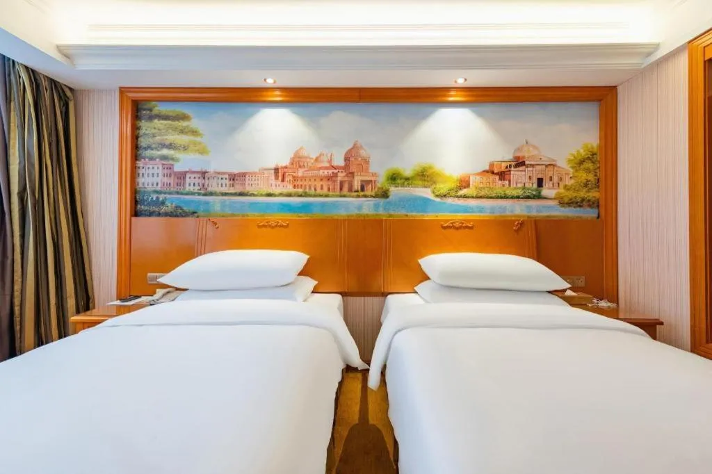 Bed in Vienna Hotel Hebei Tangshan Nanhu Park