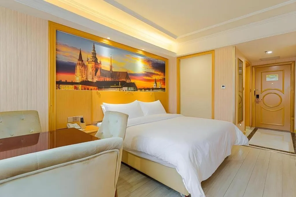 Bed in Vienna Hotel Shaanxi Ankang Jiangnan