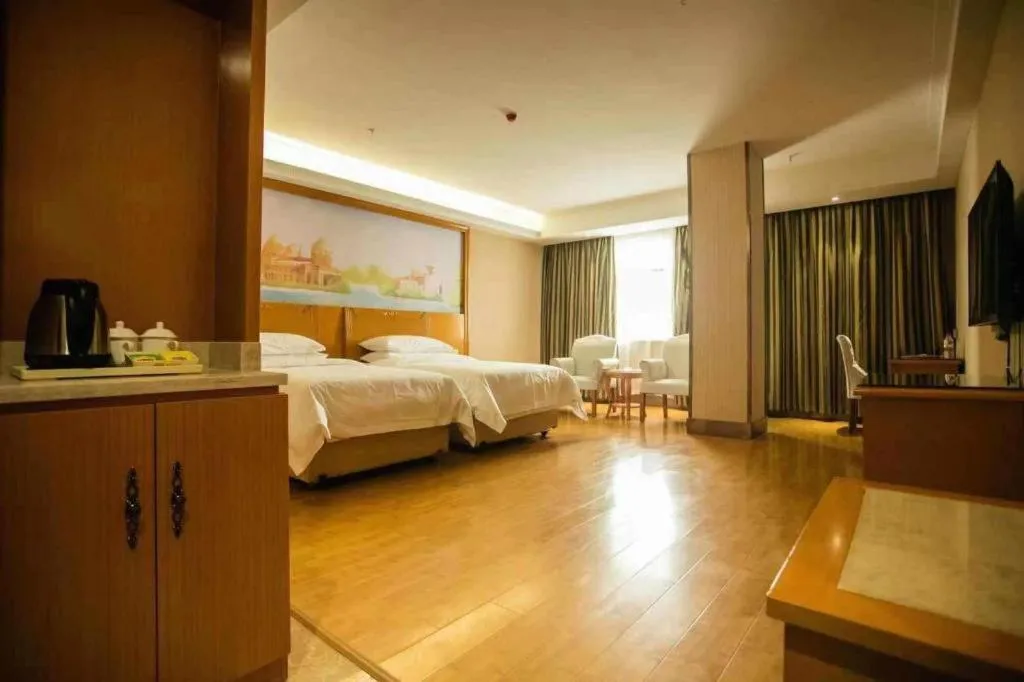 Bed in Vienna Hotel Anhui Bozhou Lixin Yuanli Plaza