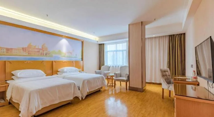 Bed in Vienna Hotel Anhui Bozhou Lixin Yuanli Plaza