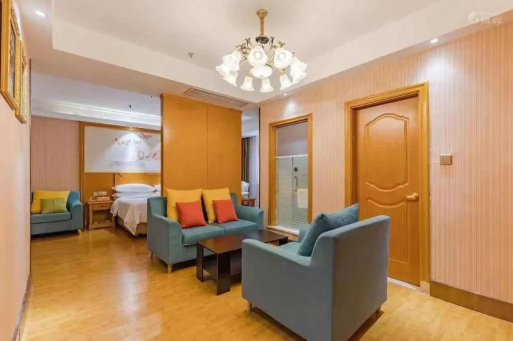 Bed in Vienna Hotel Anhui Bozhou Lixin Yuanli Plaza