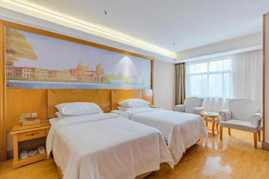 Bed in Vienna Hotel Anhui Bozhou Lixin Yuanli Plaza