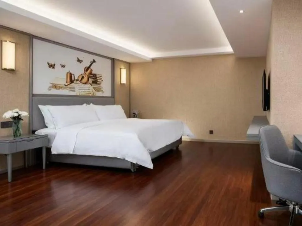 Bed in Vienna Hotel Guangdong Foshan West Station Airport Luocun