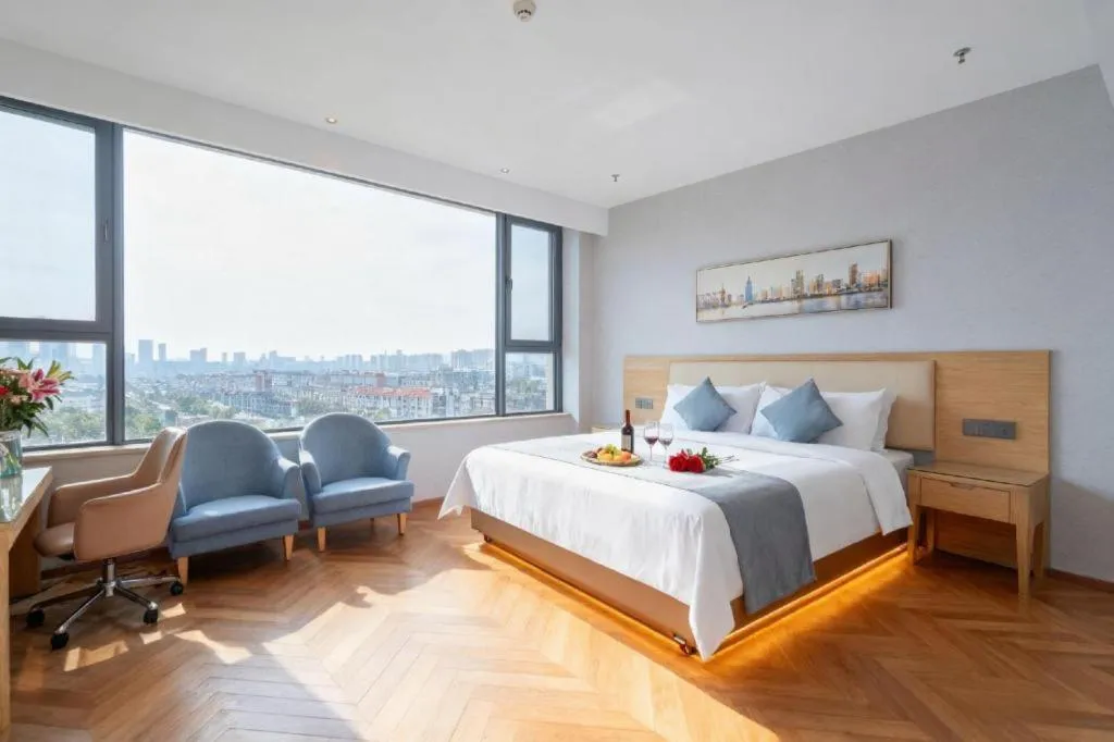 Bed in Vienna Hotel Guangdong Foshan West Station Airport Luocun