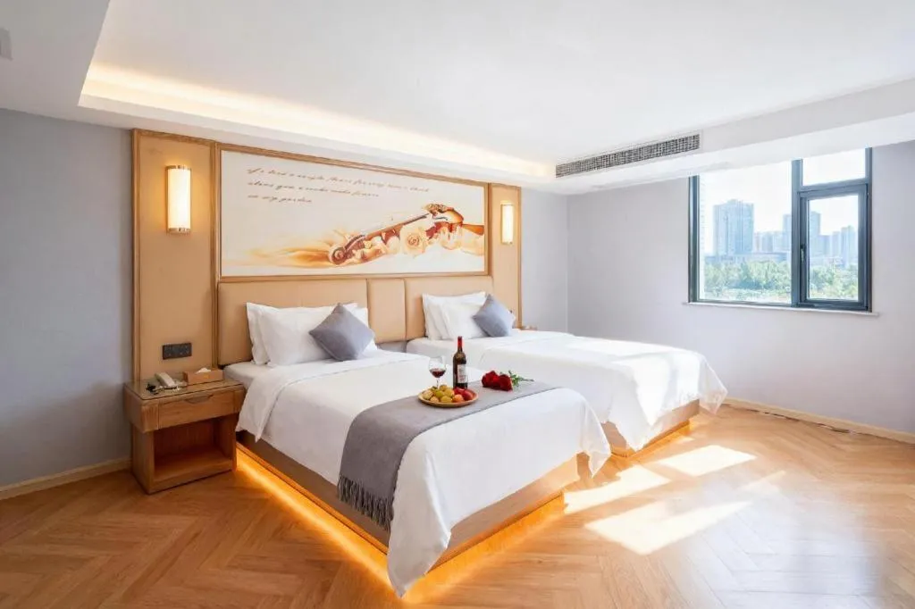 Bed in Vienna Hotel Guangdong Foshan West Station Airport Luocun