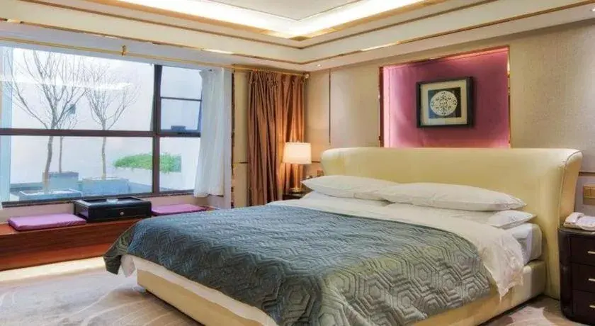 Bed in Vienna Hotel Kunming Beijing Road Chuanxin Gulou Metro Station Bed in Vienna Hotel Kunming Beijing Road Chuanxin Gulou Metro Station