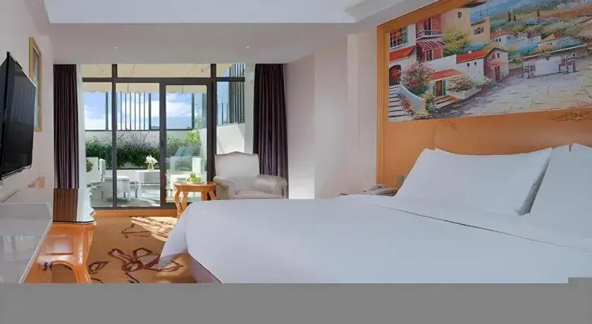 Bed in Vienna Hotel Kunming Beijing Road Chuanxin Gulou Metro Station Bed in Vienna Hotel Kunming Beijing Road Chuanxin Gulou Metro Station