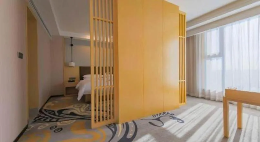 Bed in Venus Royal Hotel Ordos Yijinhuoluo Banner Olympic