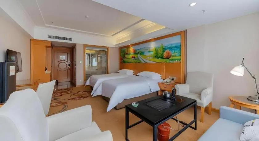 Bed in Vienna Hotel Guangdong Shaoguan Renhua Danxiashan County Center