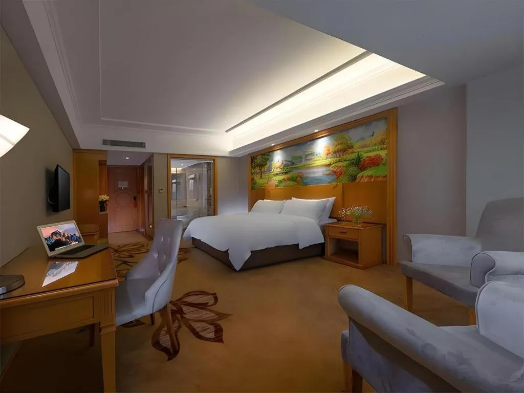 Bed in Vienna Hotel Guangdong Shaoguan Renhua Danxiashan County Center