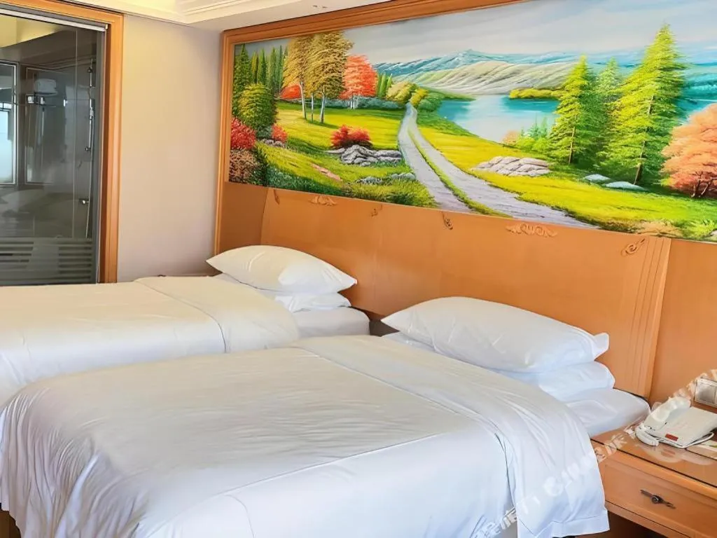 Bed in Vienna Hotel Guangdong Shaoguan Renhua Danxiashan County Center