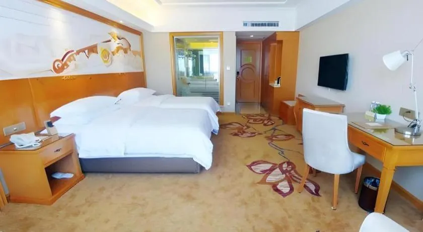 Bed in Vienna Hotel Guangdong Shaoguan Renhua Danxiashan County Center