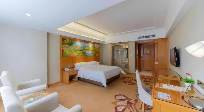 Bed in Vienna Hotel Guangdong Shaoguan Renhua Danxiashan County Center