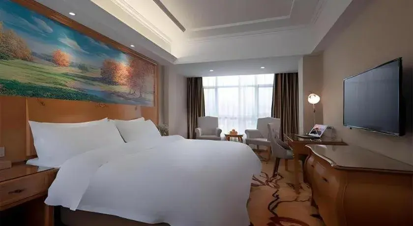Bed in Vienna Hotel Guangdong Shaoguan Renhua Danxiashan County Center Bed in Vienna Hotel Guangdong Shaoguan Renhua Danxiashan County Center