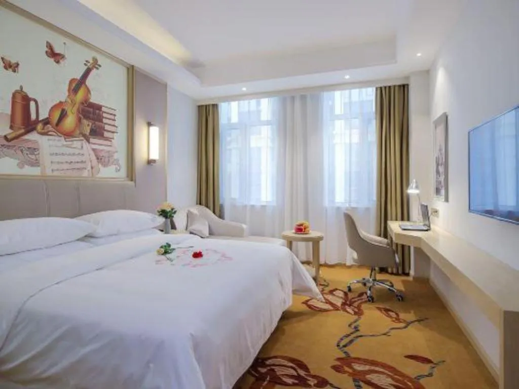 Bed in Vienna Hotel Shandong Yuncheng Shuihu Road Hoahancheng