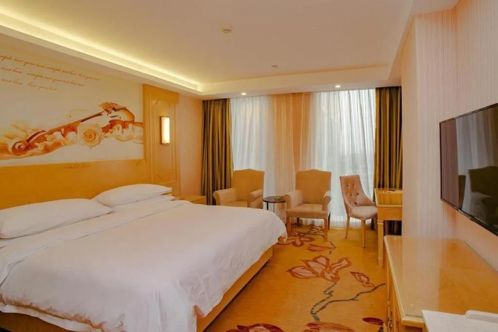 Bed in Vienna Hotel Chengdu Chadianzi Toursim Center