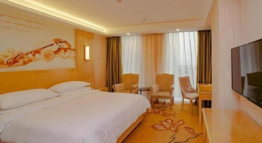 Bed in Vienna Hotel Chengdu Chadianzi Toursim Center