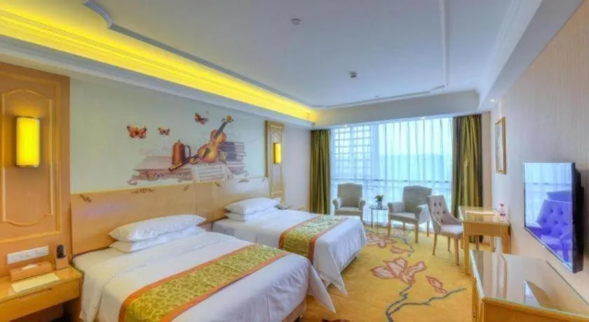 Bed in Vienna Hotel Chengdu Chadianzi Toursim Center