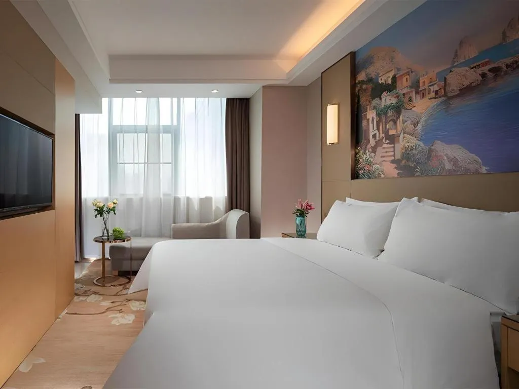 Bed in Vienna Hotel Nanchang West Station Guobo Metro Station