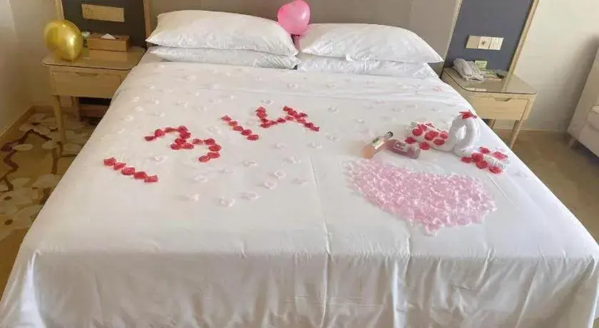 Bed in Vienna Hotel Nanchang West Station Guobo Metro Station Bed in Vienna Hotel Nanchang West Station Guobo Metro Station