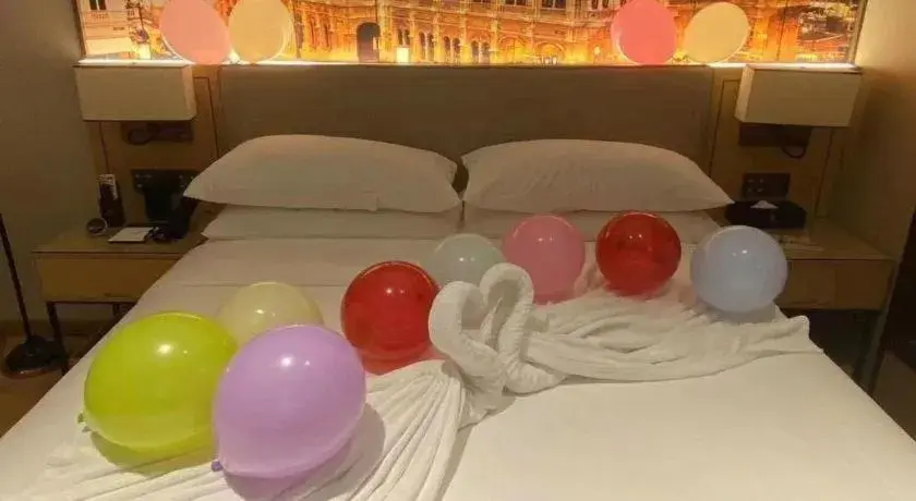 Bed in Vienna Hotel Nanchang West Station Guobo Metro Station Bed in Vienna Hotel Nanchang West Station Guobo Metro Station