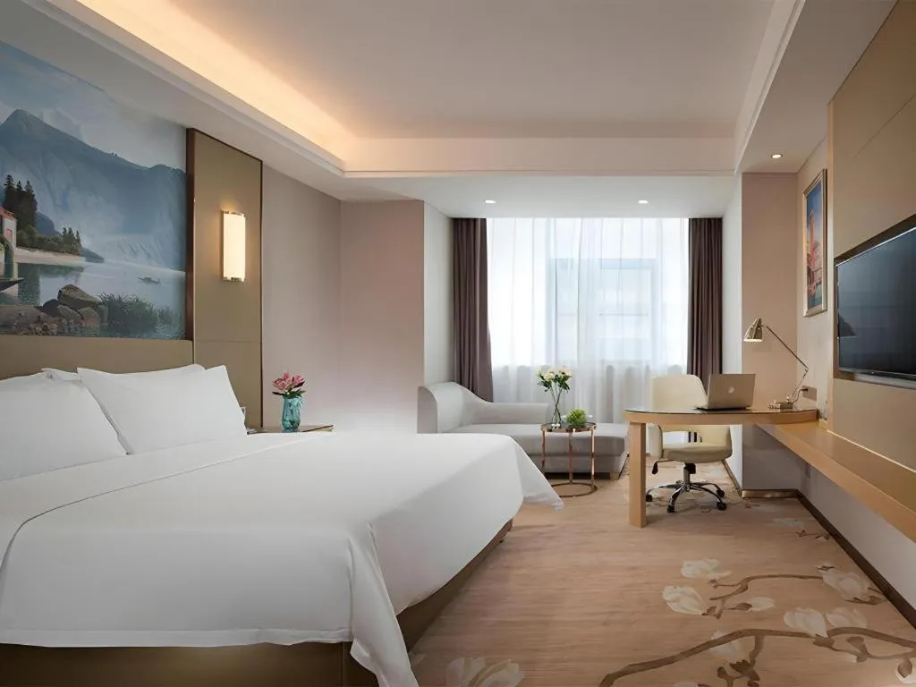 Bed in Vienna Hotel Nanchang West Station Guobo Metro Station