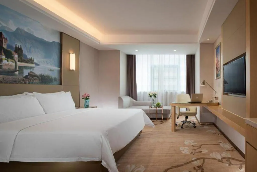 Bed in Vienna Hotel Nanchang West Station Guobo Metro Station