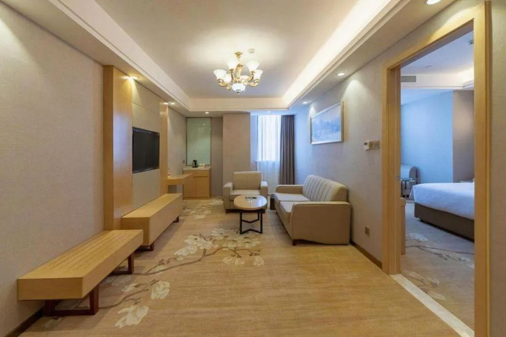 Bed in Vienna Hotel Nanchang West Station Guobo Metro Station