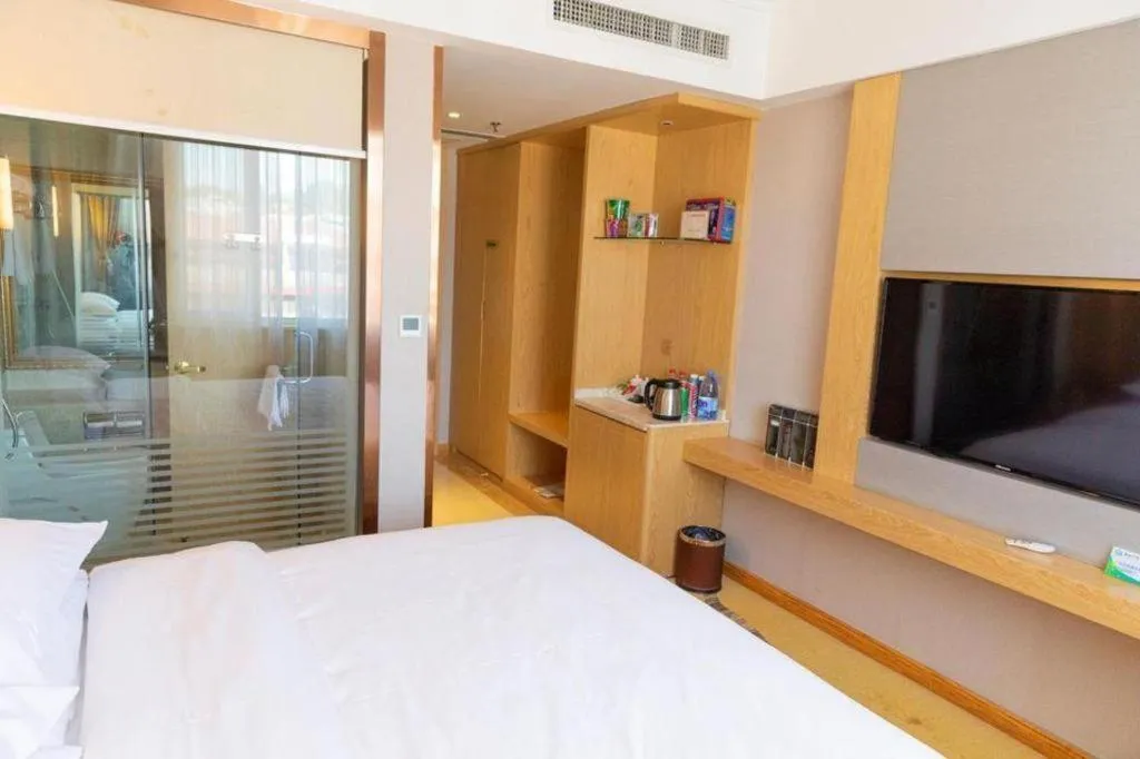 Bed in Vienna Hotel Shandong Linyi Mengyin