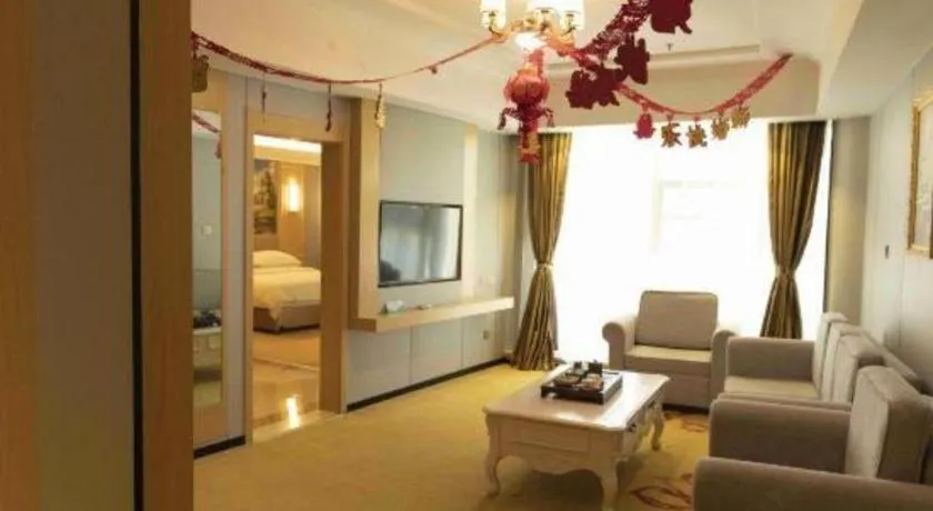 Bed in Vienna Hotel Shandong Linyi Mengyin