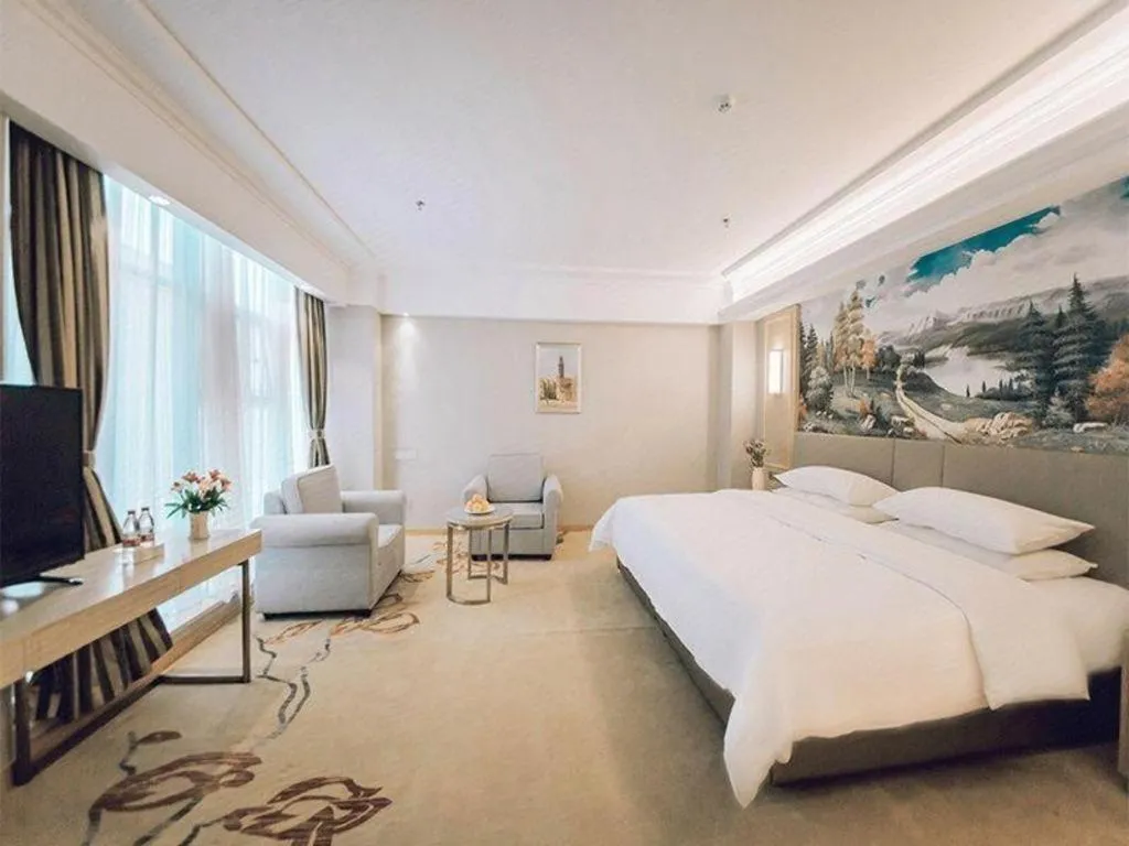 Bed in Vienna Hotel Shandong Linyi Mengyin