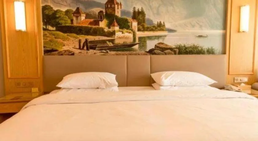 Bed in Vienna Hotel Shandong Linyi Mengyin