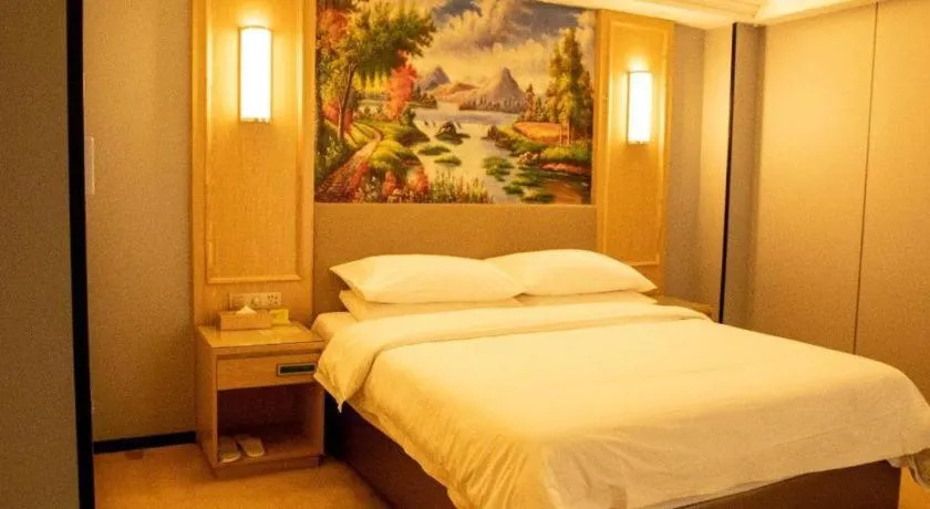Bed in Vienna Hotel Shandong Linyi Mengyin