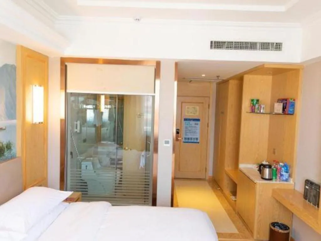 Bed in Vienna Hotel Shandong Linyi Mengyin